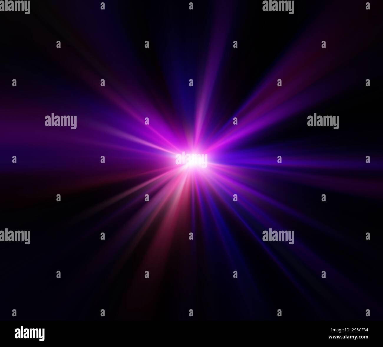 Sfocatura della luce che crea un effetto di velocità. Illustrazione grafica del computer. Sfocatura della luce che crea un effetto di velocità Foto Stock