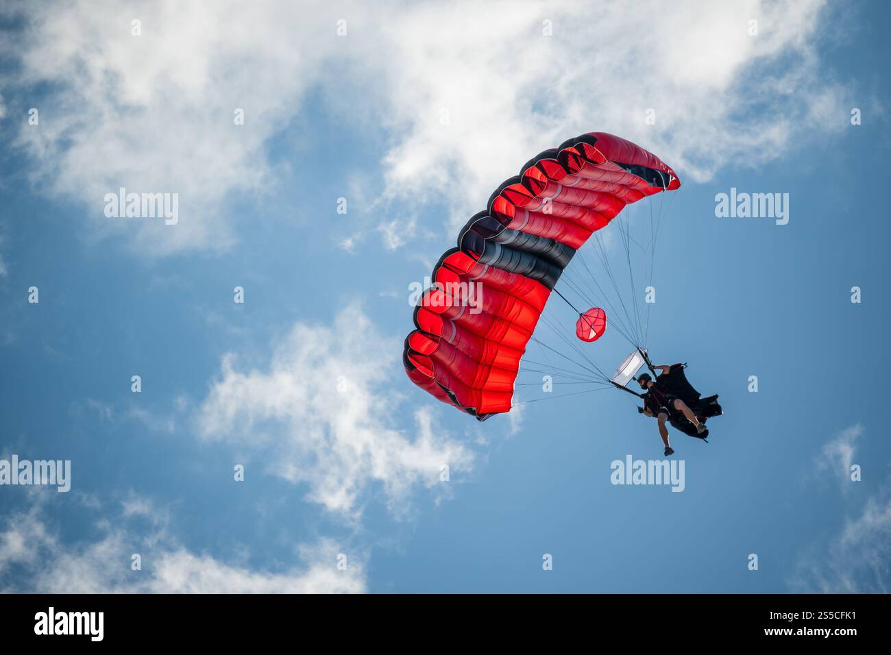 spettacolo aereo sky diver Foto Stock