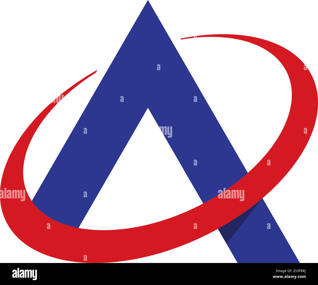 Una lettera Logo aziendale Modello icona Vettore Illustrazione Vettoriale