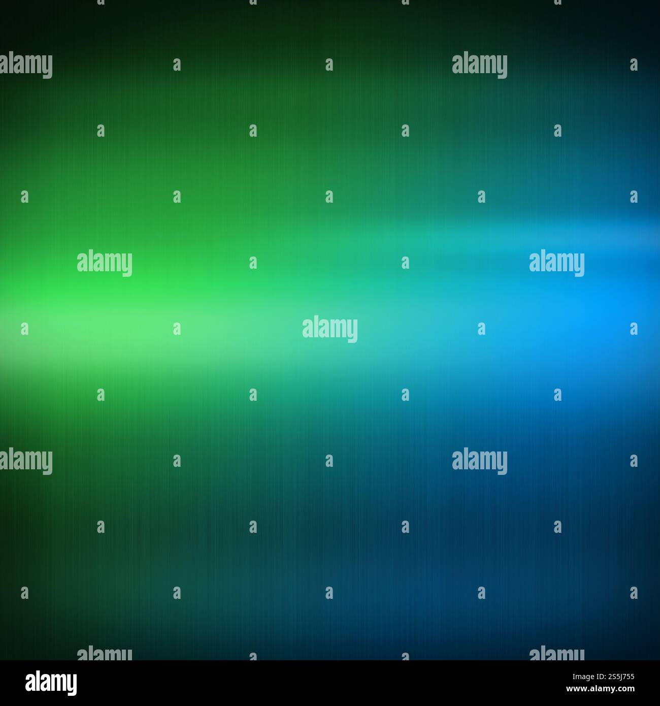 Colorato lucido metallo spazzolato. Sfumatura da blu a verde. Sfondo quadrato. Colorato lucido metallo spazzolato. Gradiente da blu a. Foto Stock