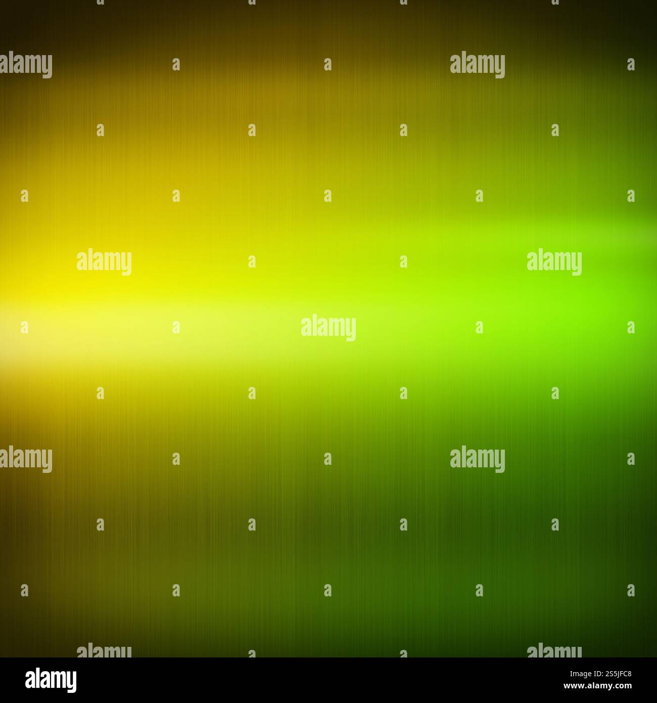 Colorato lucido metallo spazzolato. Gradiente da giallo a verde. Sfondo quadrato. Colorato lucido metallo spazzolato. Gradiente dal giallo Foto Stock