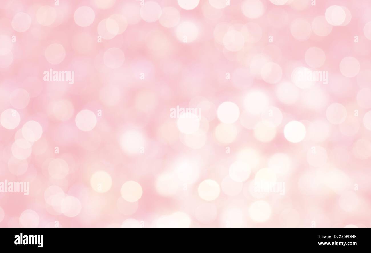 Abstract di sfondo pastello bokeh. Luce bokeh, luci spot sfocate scintillanti su sfondo astratto multicolore Foto Stock