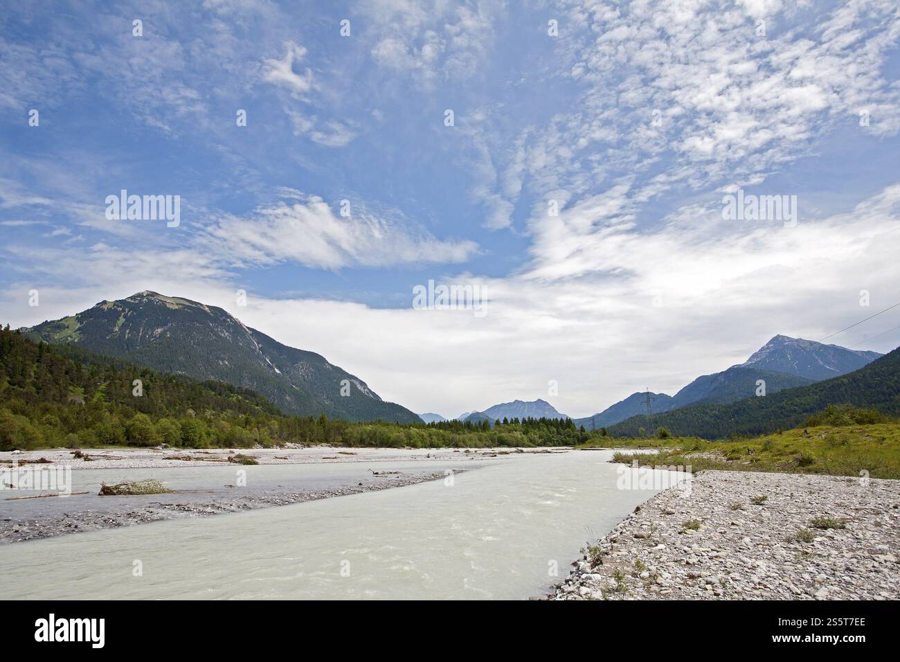 Parco naturale Tiroler Lechtal, Austria, Europa Foto Stock