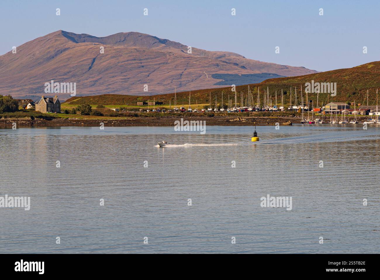 Scozia, Oban. Oban Bay sul Firth of Lorn.. Foto Stock