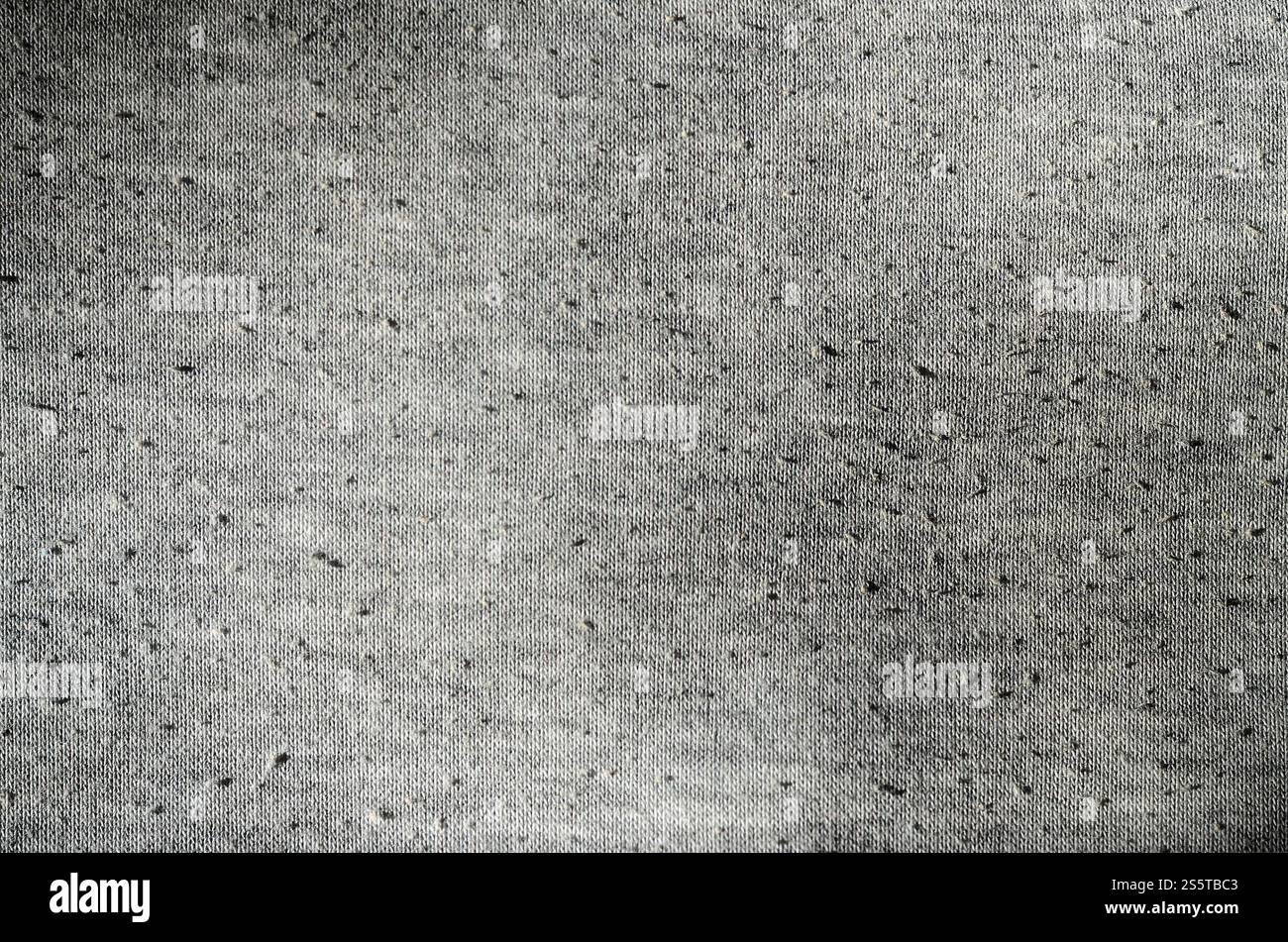 Real grigio erica tessuto a maglia di fibre sintetiche sfondo testurizzata Foto Stock