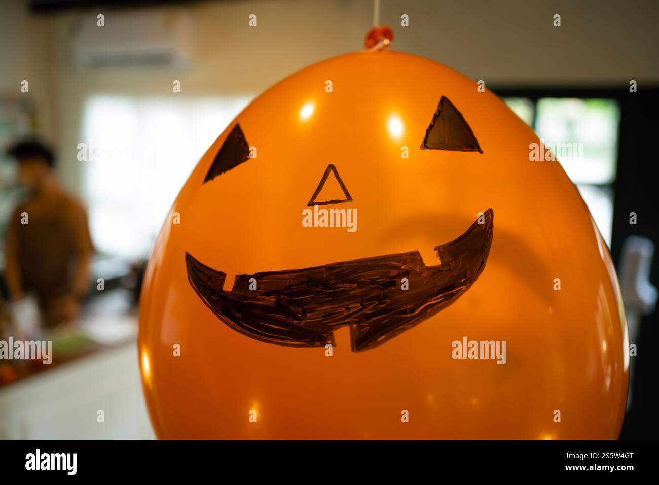 Sfondo delle decorazioni di Halloween. Spaventosa festa di Halloween Foto Stock