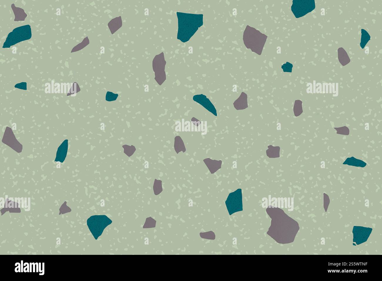 Pavimento in terrazzo. Pavimento classico in pietra naturale di stile veneziano. Pavimento in piastrelle moderne e minimaliste per la decorazione degli interni. Alla moda Foto Stock