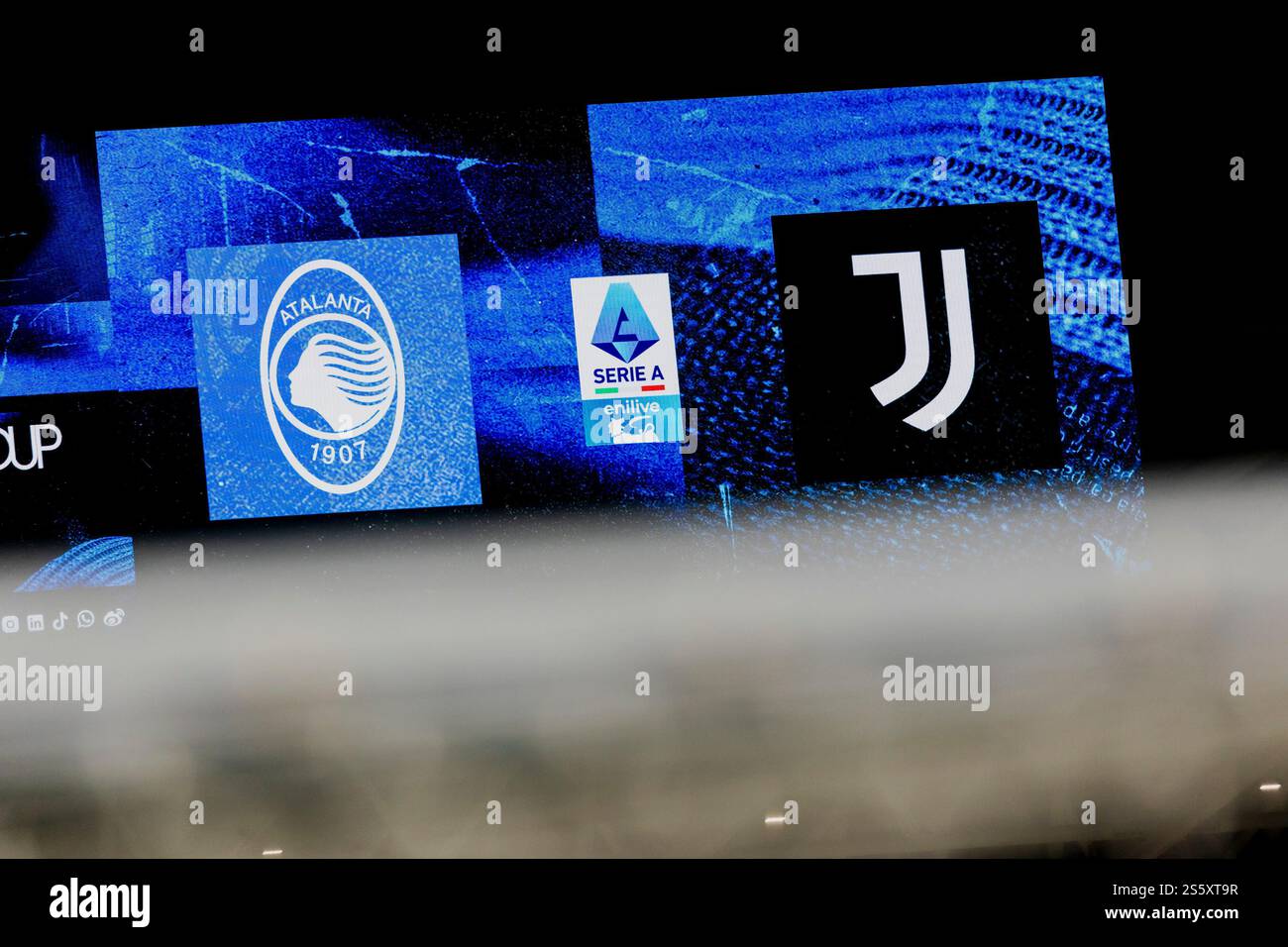 Vista generale dello Stadio Gewiss durante la partita di serie A tra Atalanta e Juventus del 14 gennaio 2025 allo Stadio Gewiss di Bergamo Foto Stock