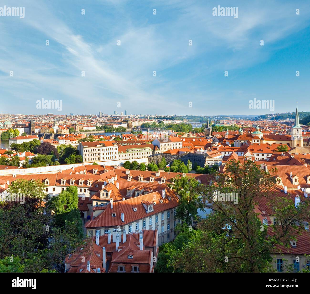 Stare Mesto (Città Vecchia) visualizza, Praga, Repubblica Ceca Foto Stock