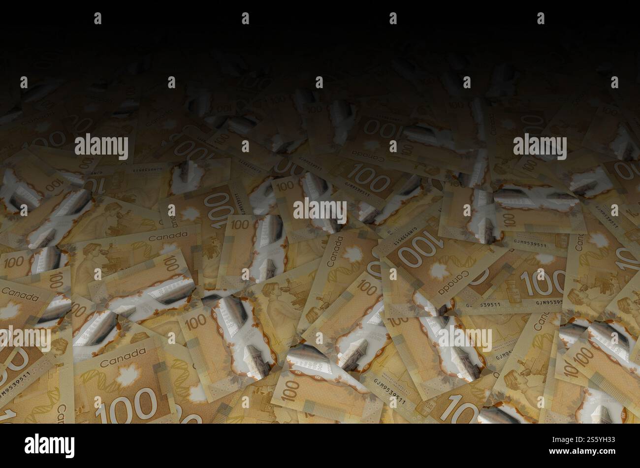 Scoperta dell'insulina nel trattamento del diabete dal Canada 100 dollari 2011 banconote polimeriche. Innovazione medica. Scoperta dell'insulina nel diabete Foto Stock