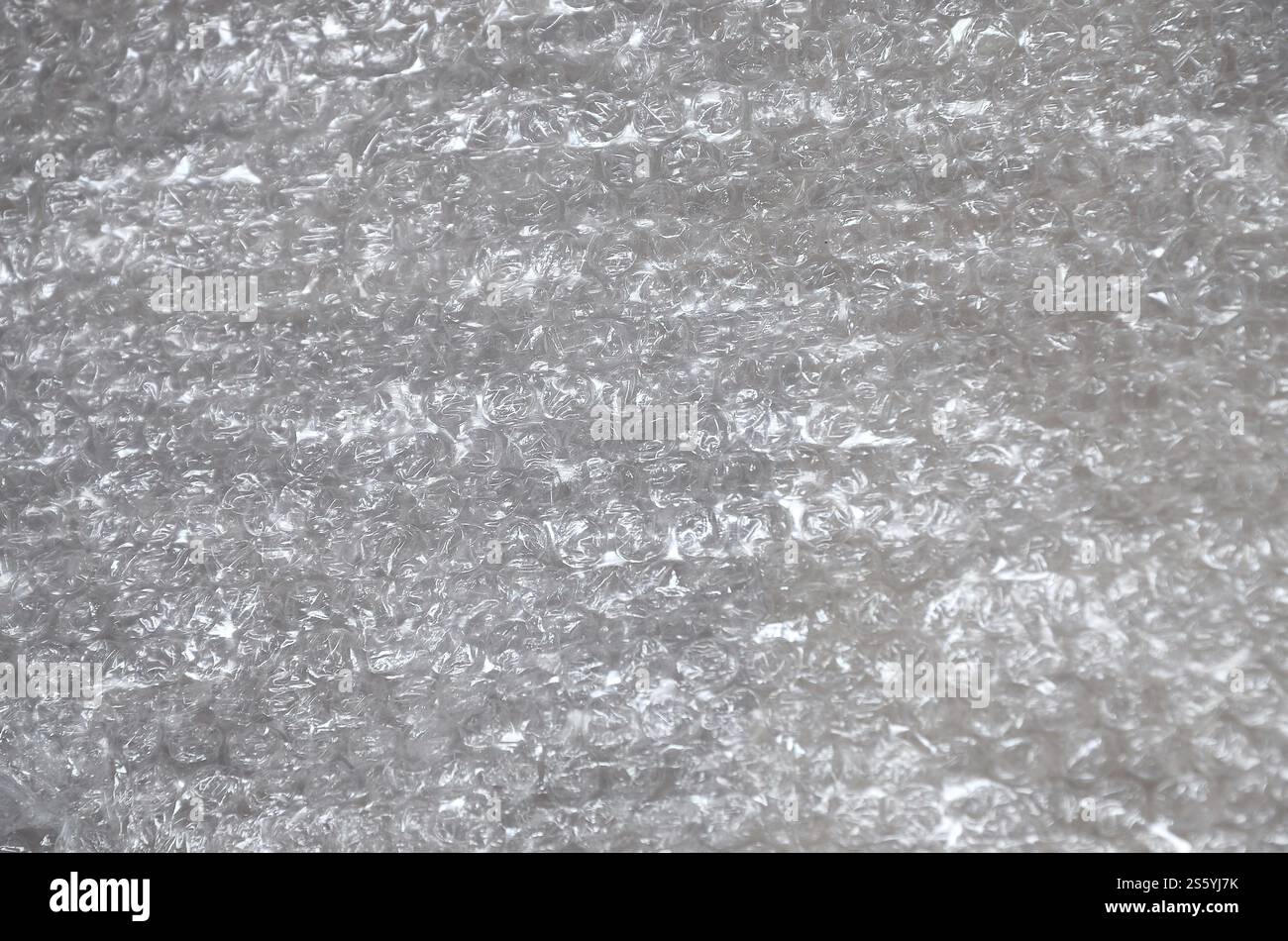 White Bubble Wrap di imballaggio o cuscino d'aria materiale. Texture astratta per Creative opera d'arte, Close Up dfckground, vista dall'alto con spazio di copia Foto Stock
