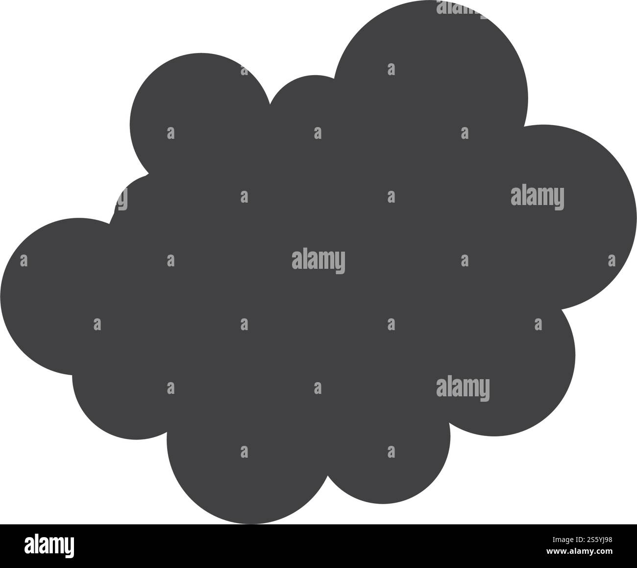 Modello di cloud icona vettore illustration design Illustrazione Vettoriale