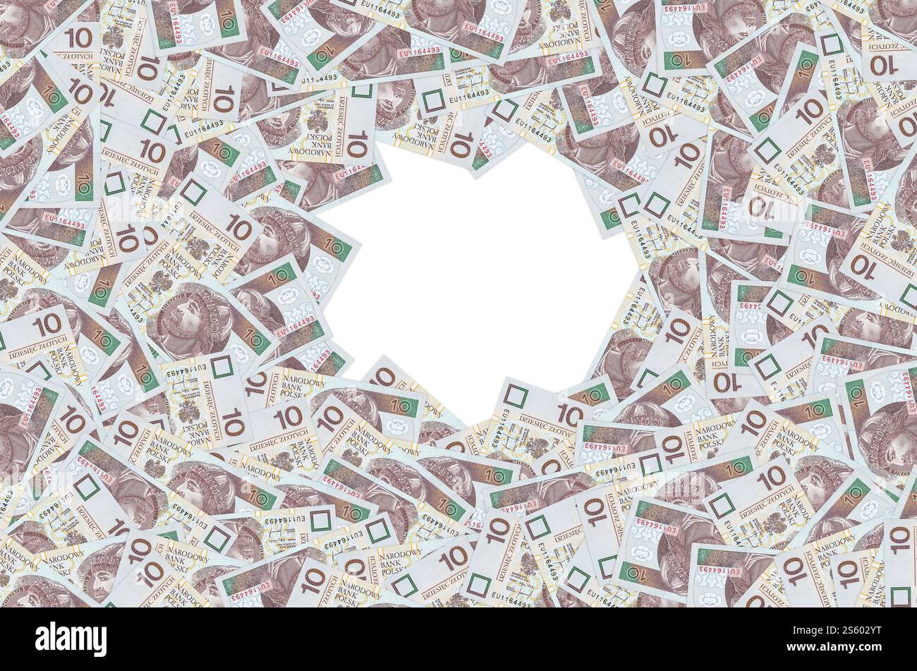 Mieszko i Principe di Polonia ritratto dal denaro polacco 10 zloty. La Polonia zlotys è la valuta nazionale della Polonia. Mieszko i Principe di Polonia Foto Stock