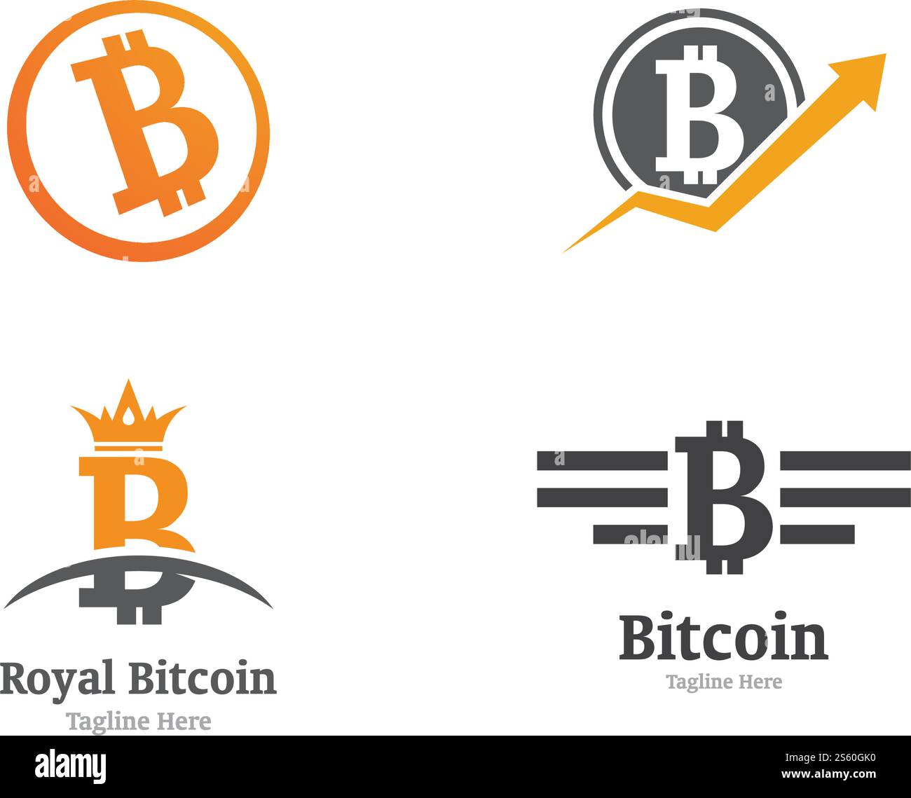Disegno vettoriale del modello di icona a moneta di bit Illustrazione Vettoriale