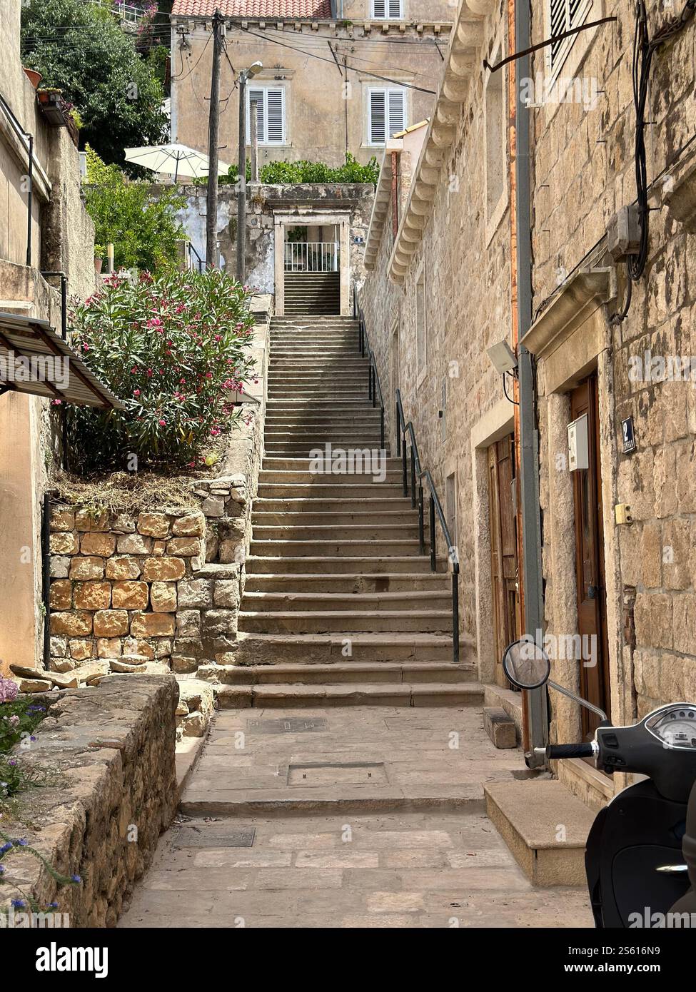 Scala a Dubrovnik - Immagine stock catturata con smartphone