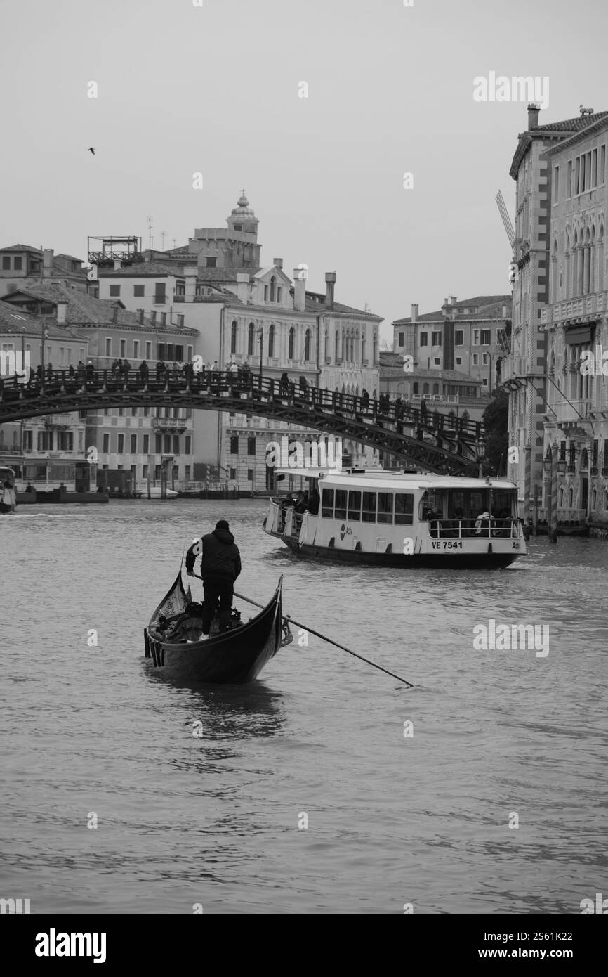 Gondola a Venezia Foto Stock