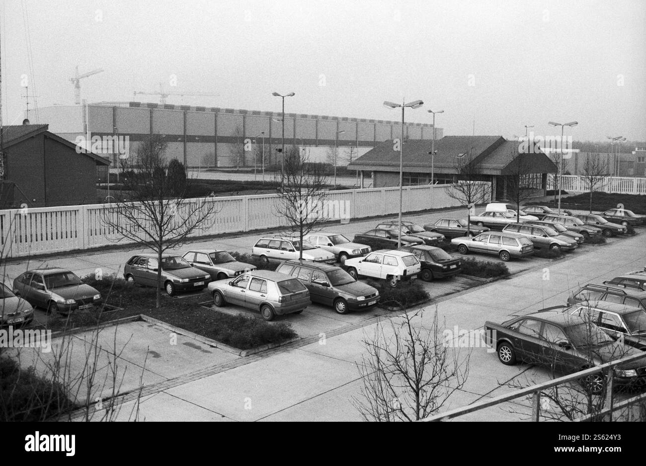 Deutschland, Gorleben 25.11.1994 Archiv.: 50-50-29 Atommuell Endlager foto: Blick auf das Endlager für Atommuell Atommuell Endlager *** Germania, Gorleben 25 11 1994 Archivio 50 50 29 deposito di rifiuti nucleari foto Visualizza il deposito di rifiuti nucleari Foto Stock