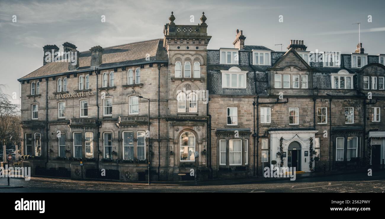 L'Harrogate Inn Hotel nel centro di Harrogate. 15 gennaio 2025. Harrogate, North Yorkshire, Regno Unito. Crediti: Catturati luce Fotografia li Foto Stock