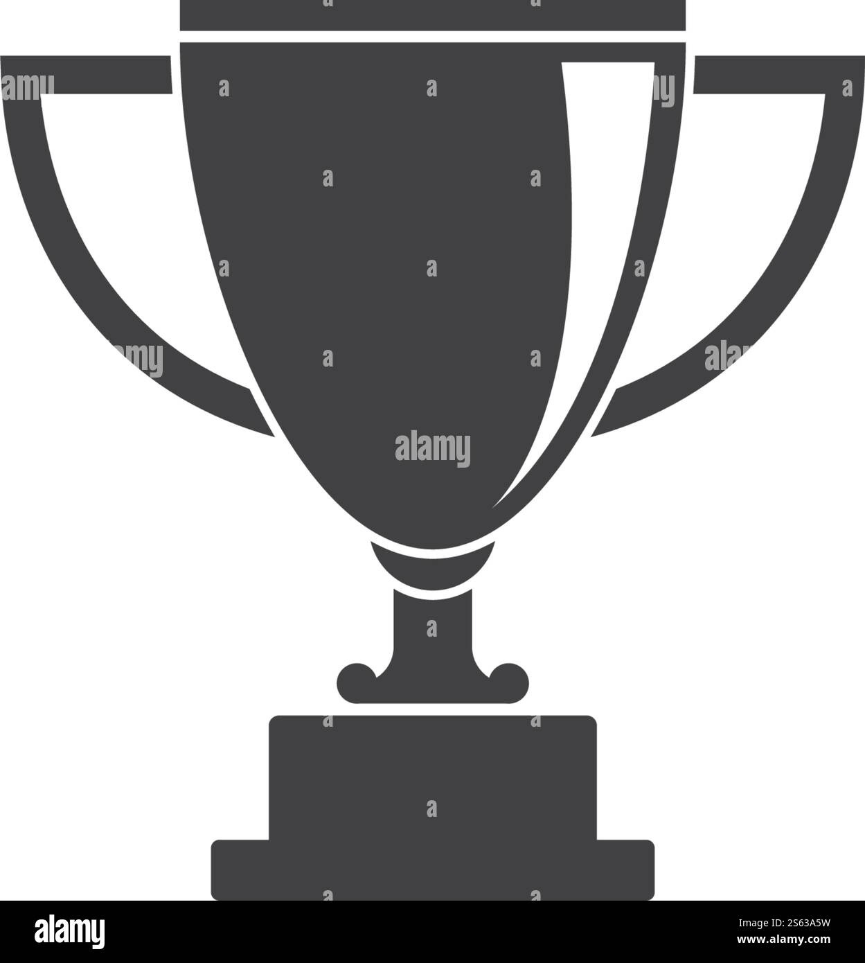 Design eps 10 con l'icona dei trofei Illustrazione Vettoriale