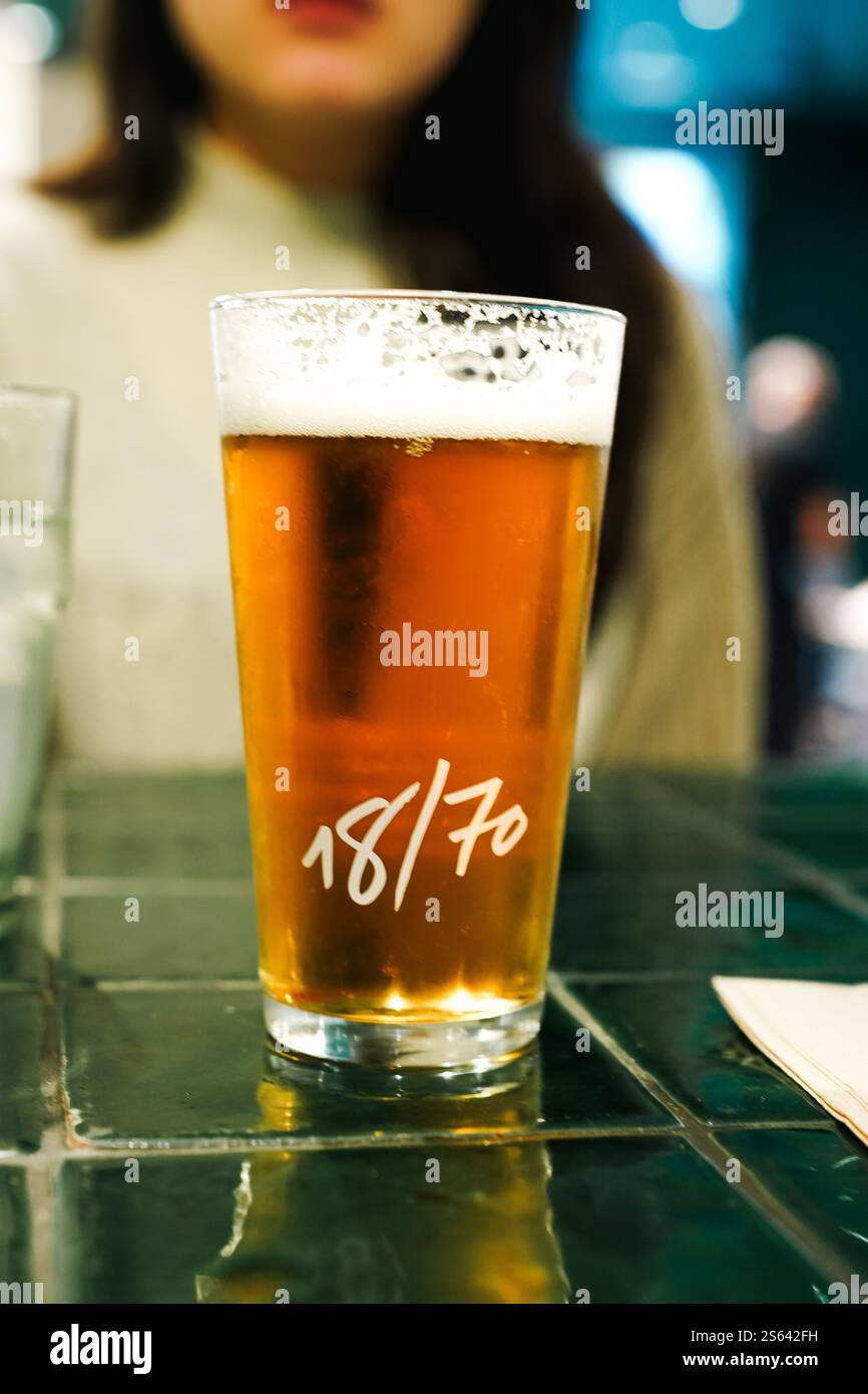 Bicchiere Di Birra Barcellona, Capacità 568 Ml / 1 Pinta, Vetro Trasparente, Ideale Per Pub E Birra Artigianale - 4