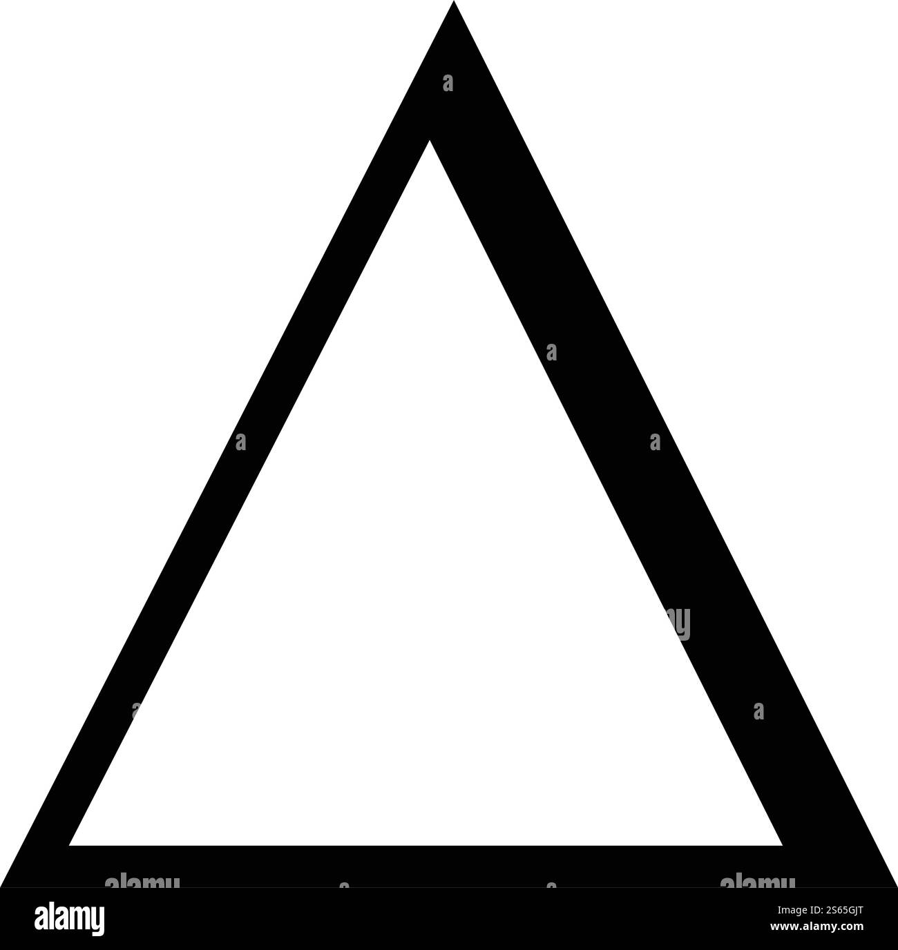 Simbolo Delta greco lettera maiuscola icona del carattere maiuscolo colore nero illustrazione vettoriale stile piatto immagine semplice. Simbolo Delta greco lettera maiuscola icona del carattere maiuscolo colore nero illustrazione vettoriale immagine piatta Illustrazione Vettoriale