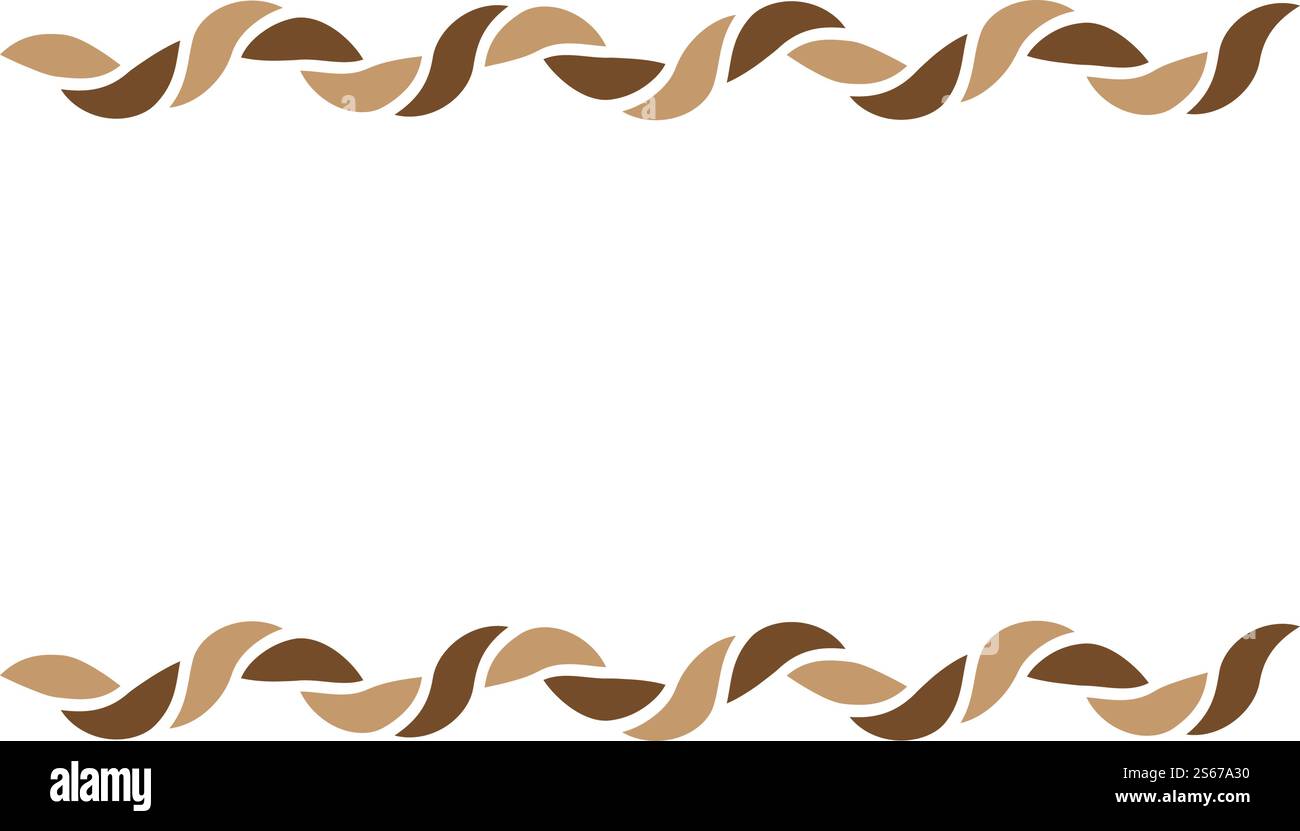 design del modello vettoriale del logo della fune Illustrazione Vettoriale