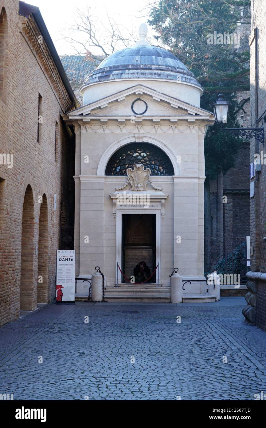 Tomba di Dante Alighieri, Ravenna (Emilia Romagna, Italia) Foto Stock