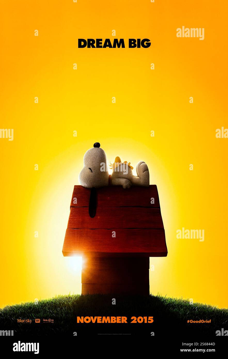The Peanuts Movie (2015) diretto da Steve Martino e interpretato da Noah Schnapp, Bill Melendez e Hadley Belle Miller. Charlie Brown, Snoopy e il resto dell'amata banda dei Peanuts si imbarcano per la loro più grande avventura di sempre. Fotografia di un poster originale del 2015 DA UTILIZZARE ESCLUSIVAMENTE PER L'EDITORIALE. Crediti: BFA / 20th Century Fox Foto Stock