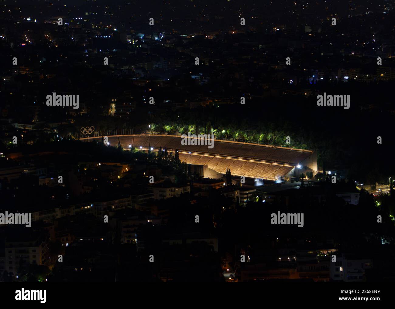 Stadio Panateneico, Atene, Grecia Foto Stock