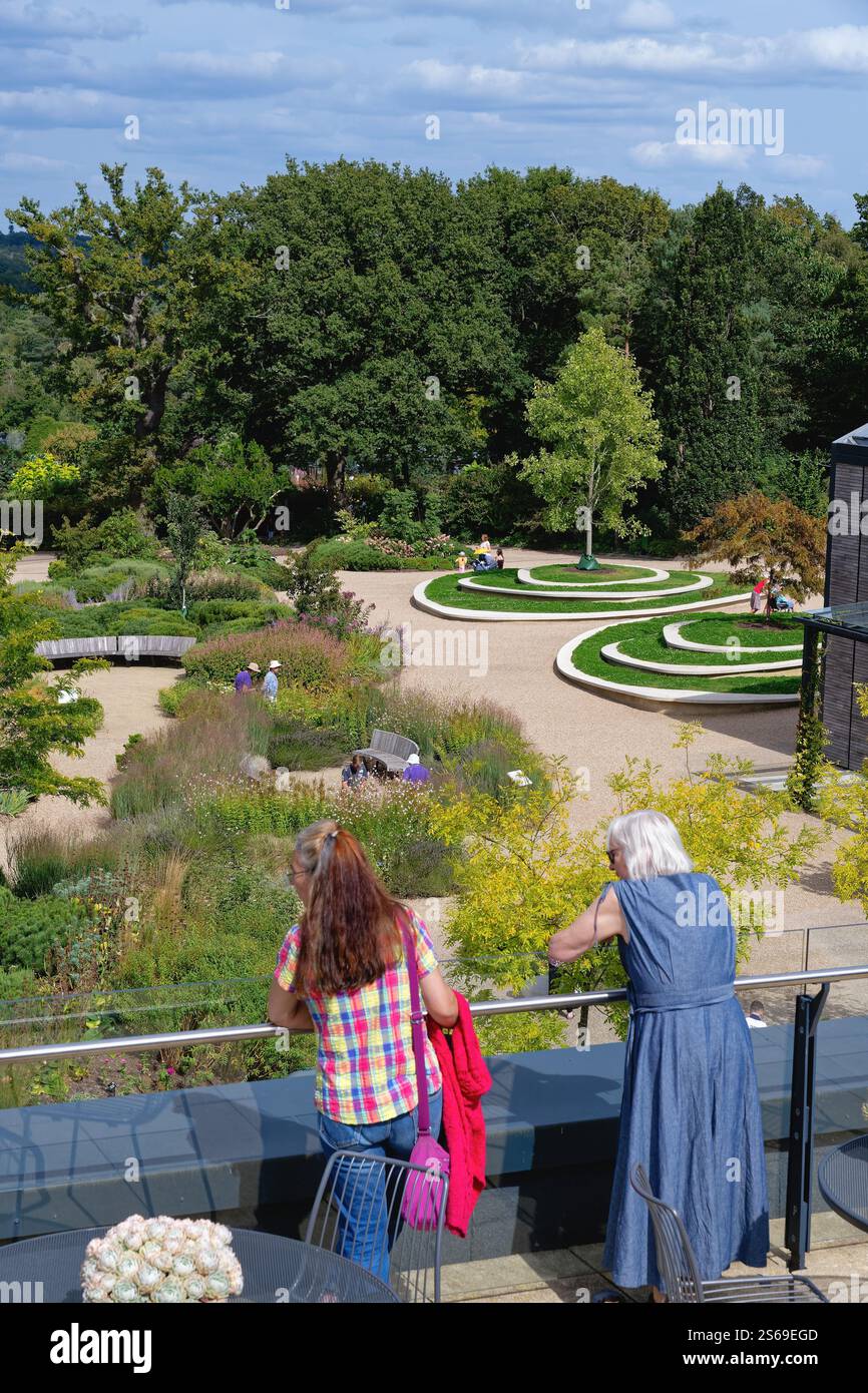 Centro Hilltop della Royal Horticultural Society a Wisley Surrey Inghilterra Regno Unito Foto Stock