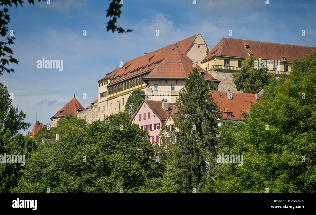 Schloss Hohentübingen, Tübingen, Baden-Württemberg, Deutschland Foto Stock