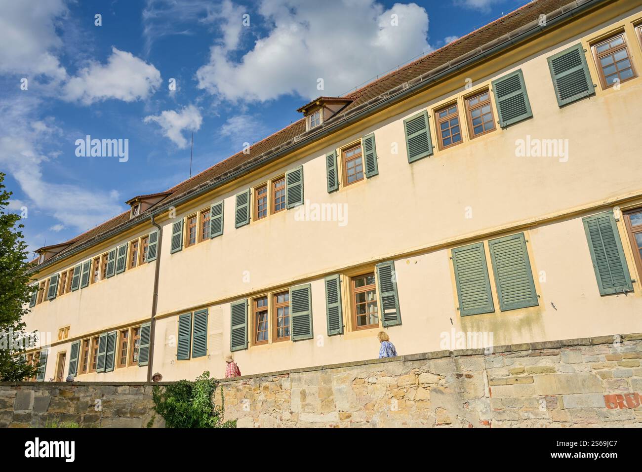 Westfront Schloß Hohentübingen, Tübingen, Baden-Württemberg, Deutschland Foto Stock