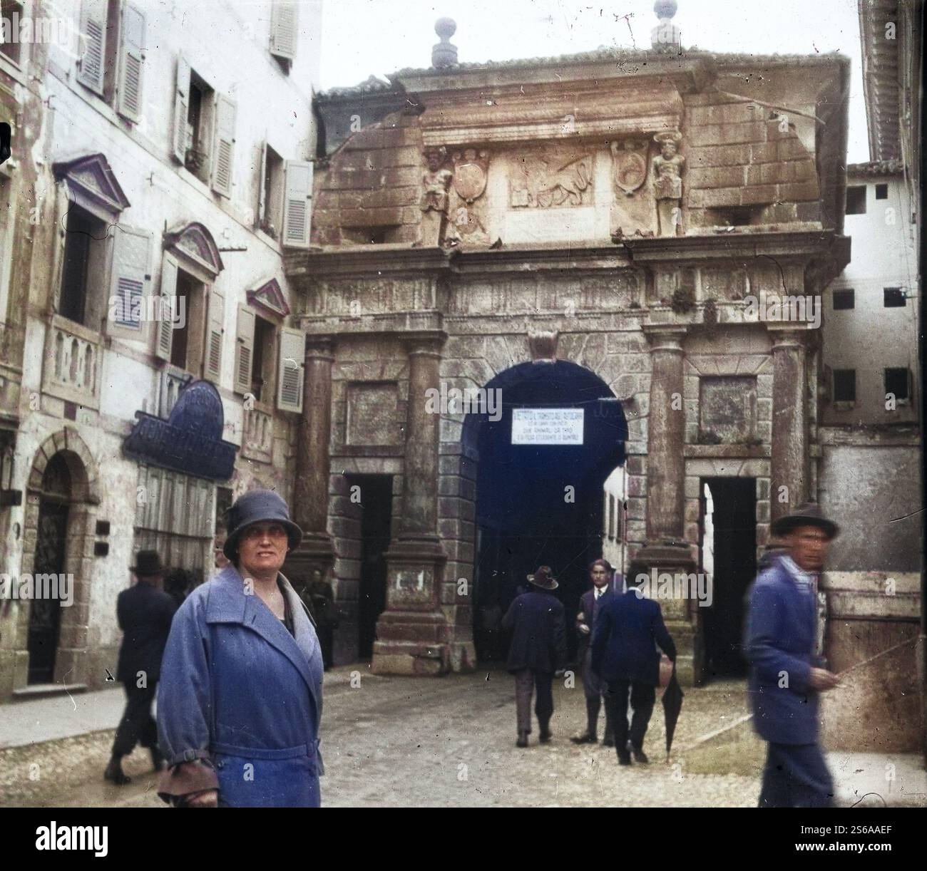 Belluno Italia settentrionale 1924 Foto Stock