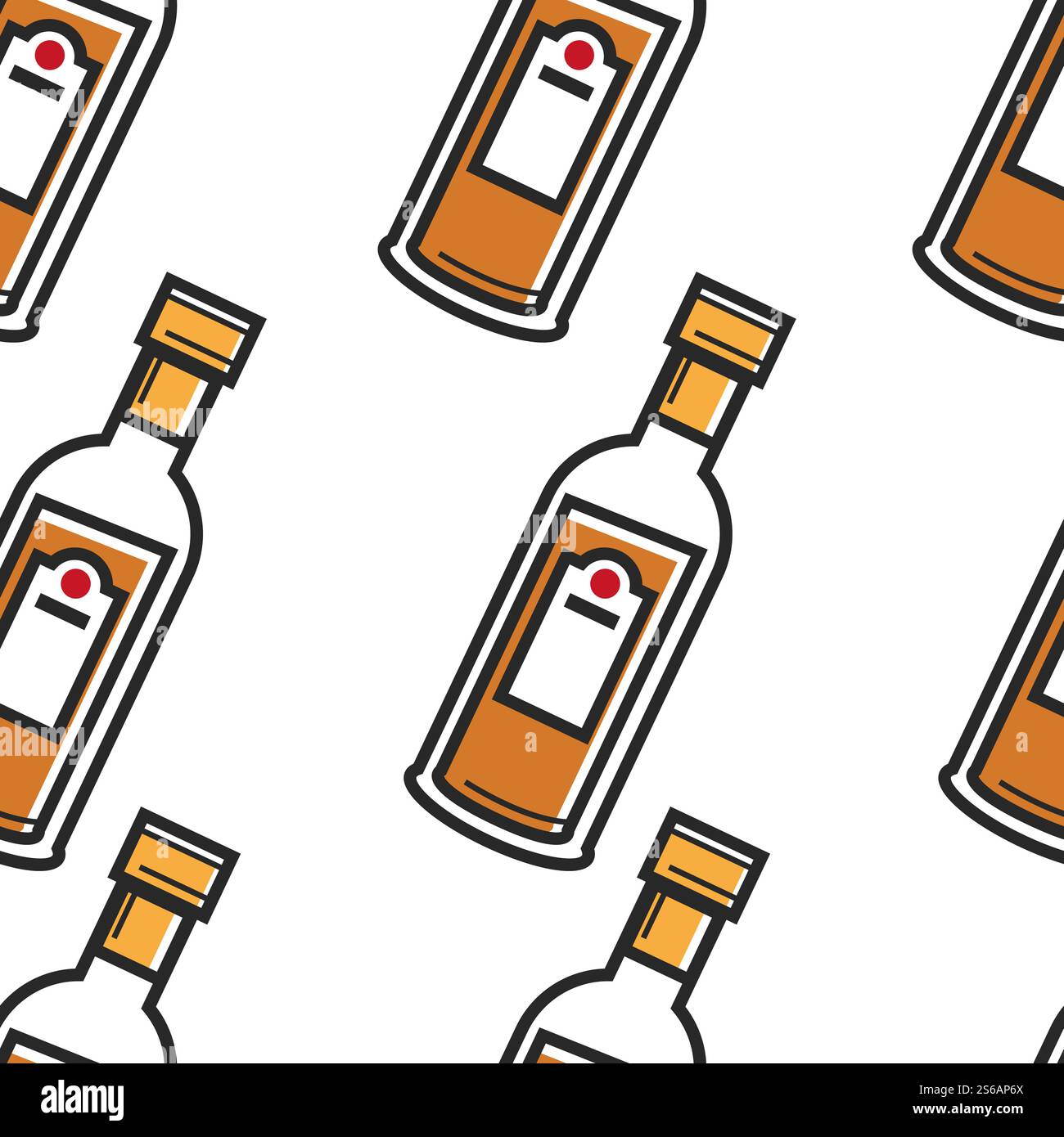 Bevanda cubana o bottiglia di rum vettore senza cuciture bevanda alcolica forte struttura infinita vacanza e spiaggia resort Cuba isola ricreazione carta da parati stampa viaggi e turismo duty free souvenir. Rum bevanda cubana senza cuciture bevanda alcolica forte Illustrazione Vettoriale