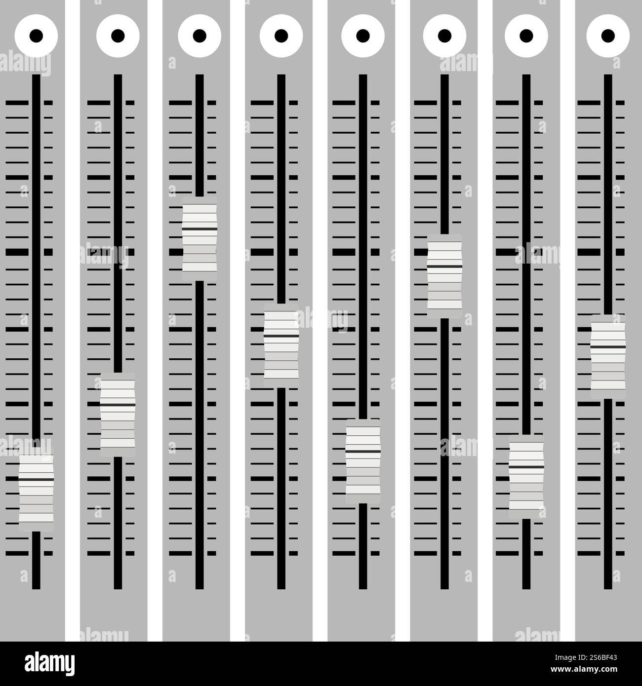 Icona Music Equalizer. Design a colori piatti. Illustrazione vettoriale. Illustrazione Vettoriale