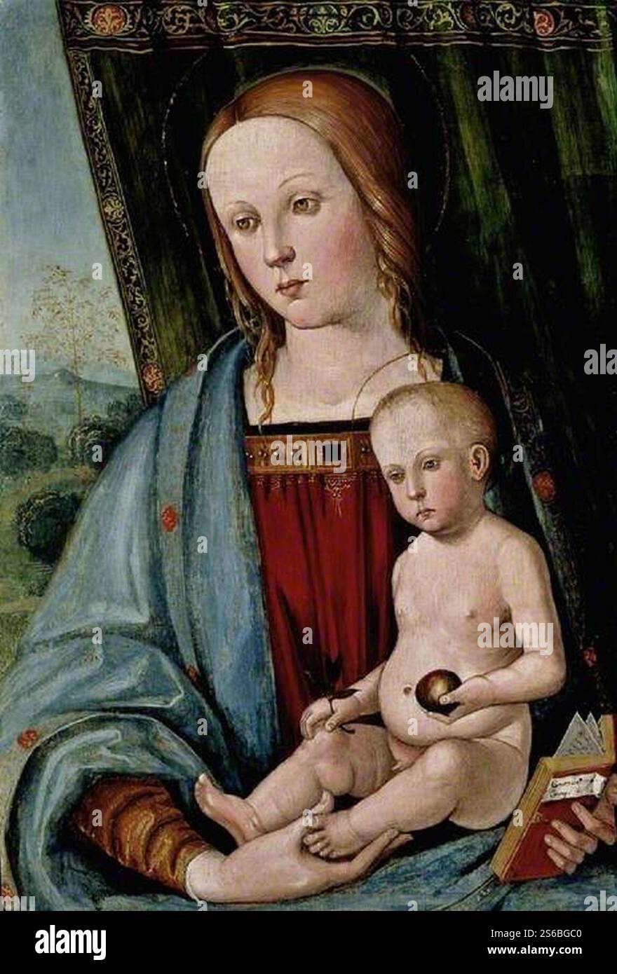 Galeazzo campi (c.1477-1536) - Vergine con bambino Foto Stock