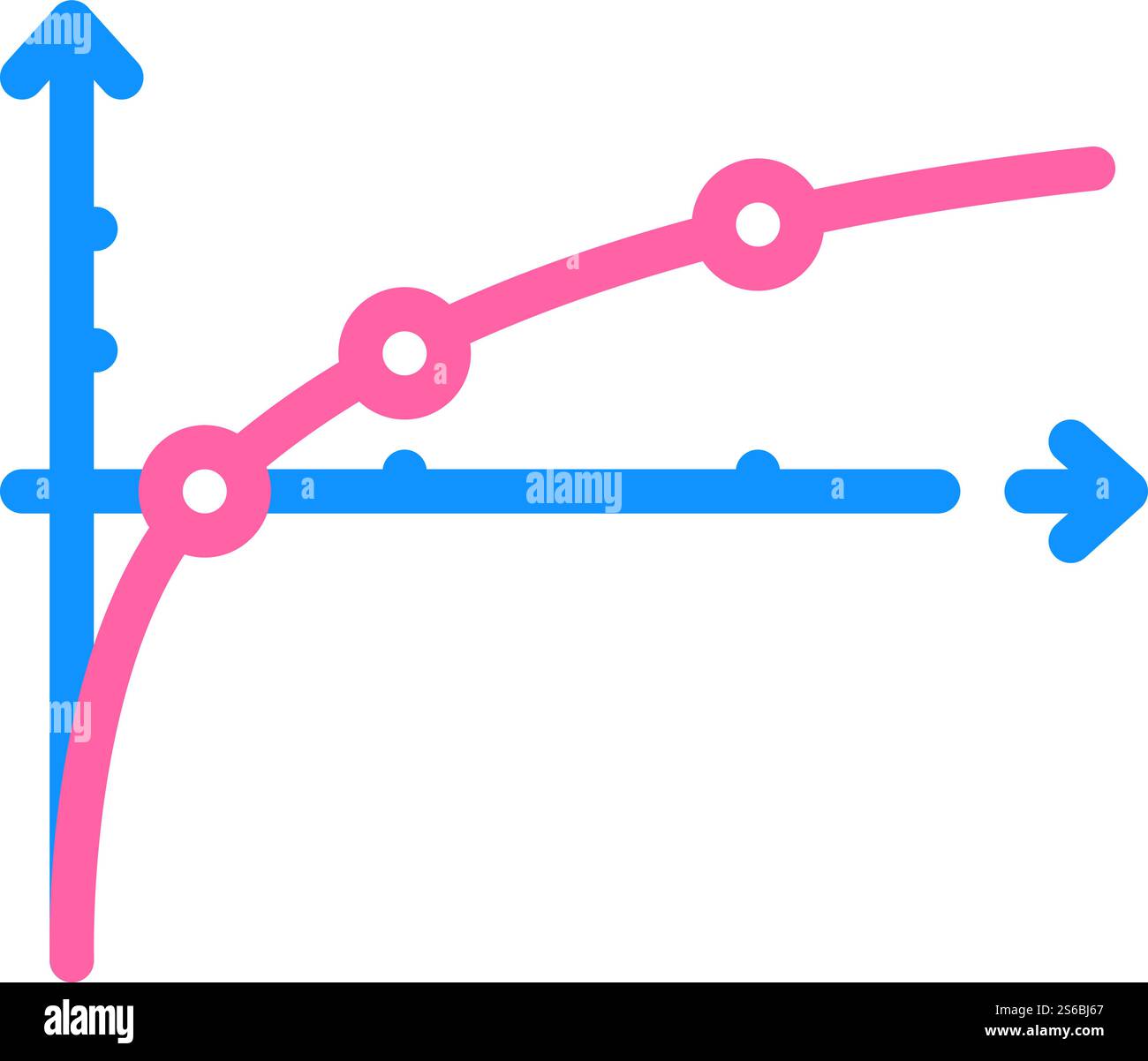 vettore icona a colori della lezione funzioni e grafica. segno di lezione funzioni e grafica. illustrazione del simbolo isolato. illustrazione vettoriale dell'icona a colori della lezione funzioni e grafica Illustrazione Vettoriale