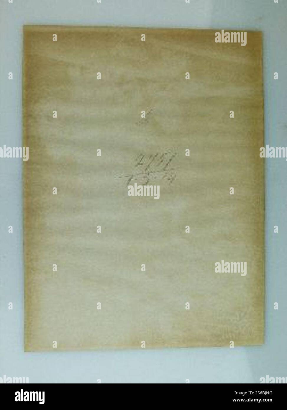 Gloeden, Wilhelm von (1856-1931) - n. 2751 verso - 22 cm x 16,5 cm, dato 1-3-1914 Foto Stock