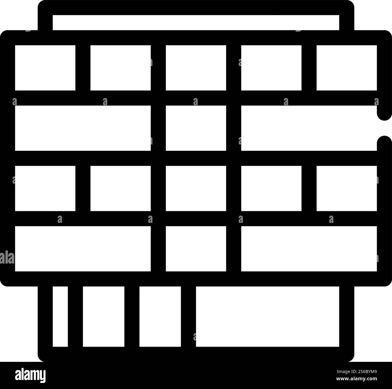 icona vettoriale del business center. cartello del business center. illustrazione nera del simbolo del contorno isolato. illustrazione vettoriale dell'icona del business center Illustrazione Vettoriale