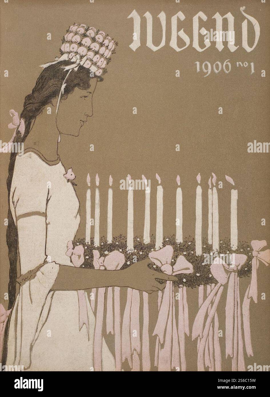 Fritz Erler - Jugend Nr. 01, 1906. Foto Stock