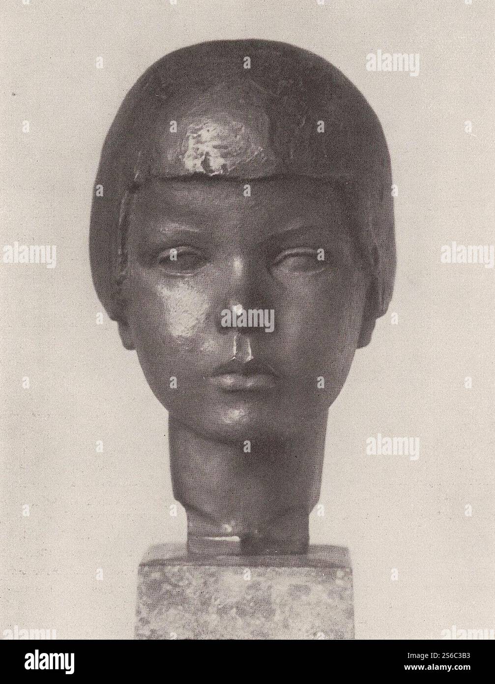 Georg Kolbe - Kinderbüste. Bronzo. Foto Stock
