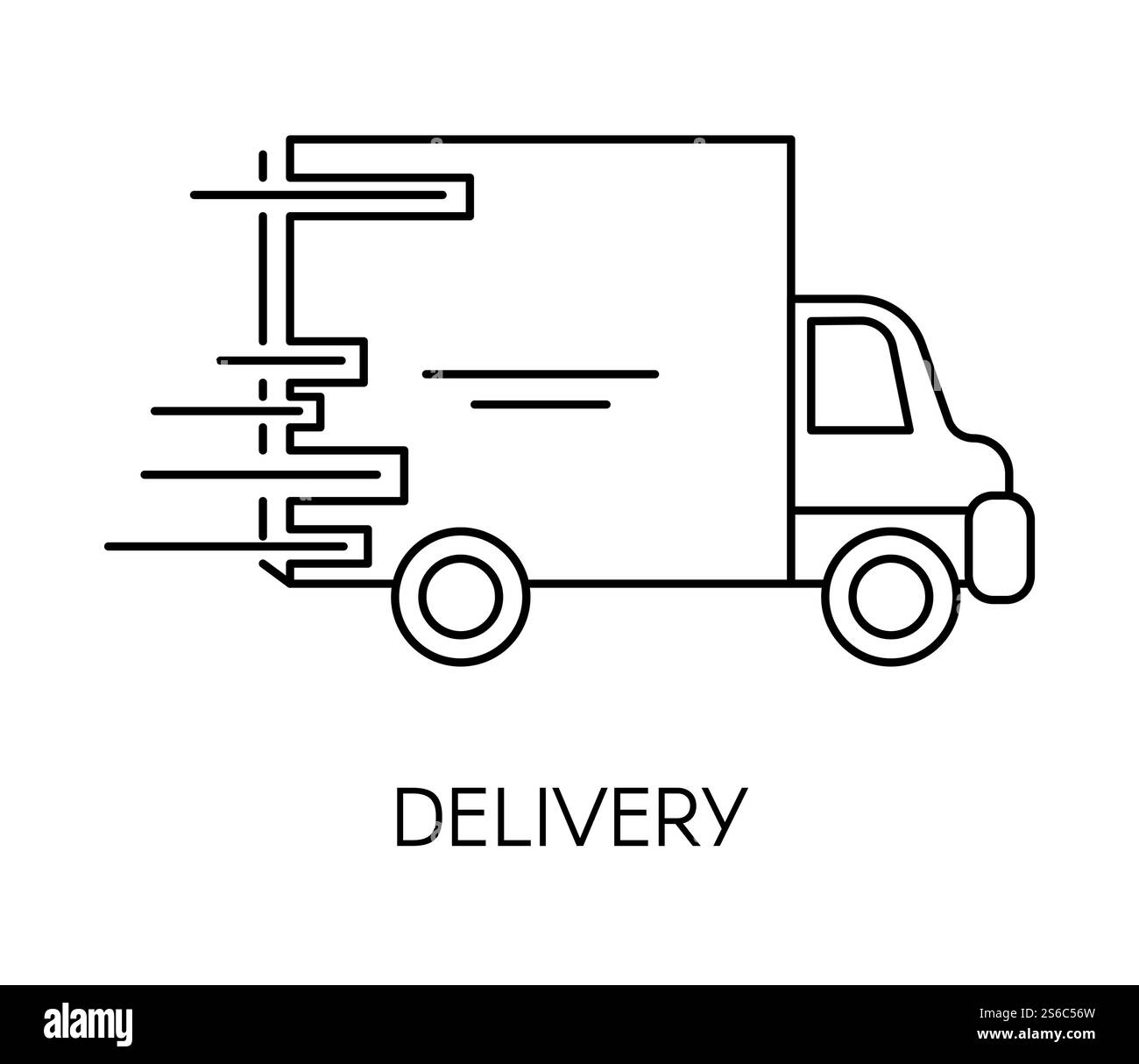 Consegna e servizio di spedizione rapida di negozi o vettori aziendali. Trasporto internazionale nel tempo. Logistica e merchandising. Produzione di negozi. Icona lineare isolata in stile piatto. Consegna e spedizione rapida di negozi o aziende Illustrazione Vettoriale Consegna e servizio di spedizione rapida di negozi o vettori aziendali. Trasporto internazionale nel tempo. Logistica e merchandising. Produzione di negozi. Icona lineare isolata in stile piatto. Consegna e spedizione rapida di negozi o aziende Illustrazione Vettoriale