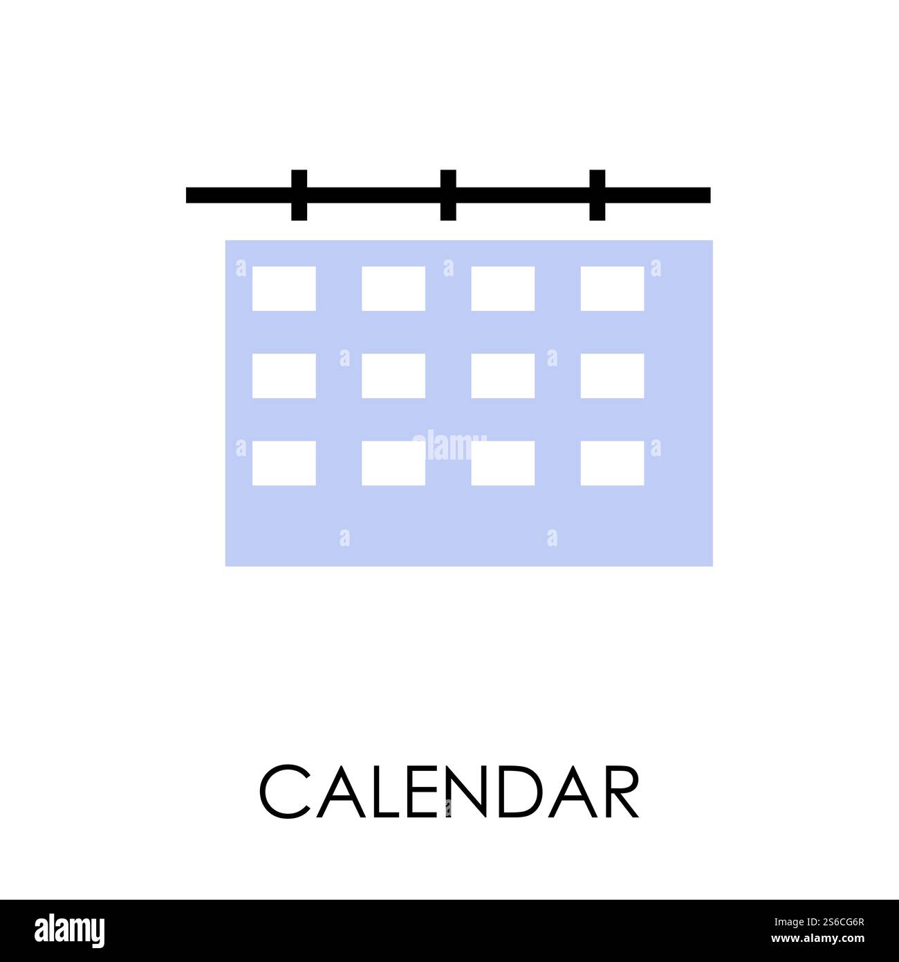 Vettore di icone isolate del calendario o dell'organizzatore. Termini di consegna o date di spedizione, eventi di pianificazione, programma mensile e appuntamento per la riunione. Griglia giorni e settimane, promemoria parete, controllo o controllo delle scadenze. Termine di consegna o date di spedizione, vettore icone isolato nel calendario Illustrazione Vettoriale
