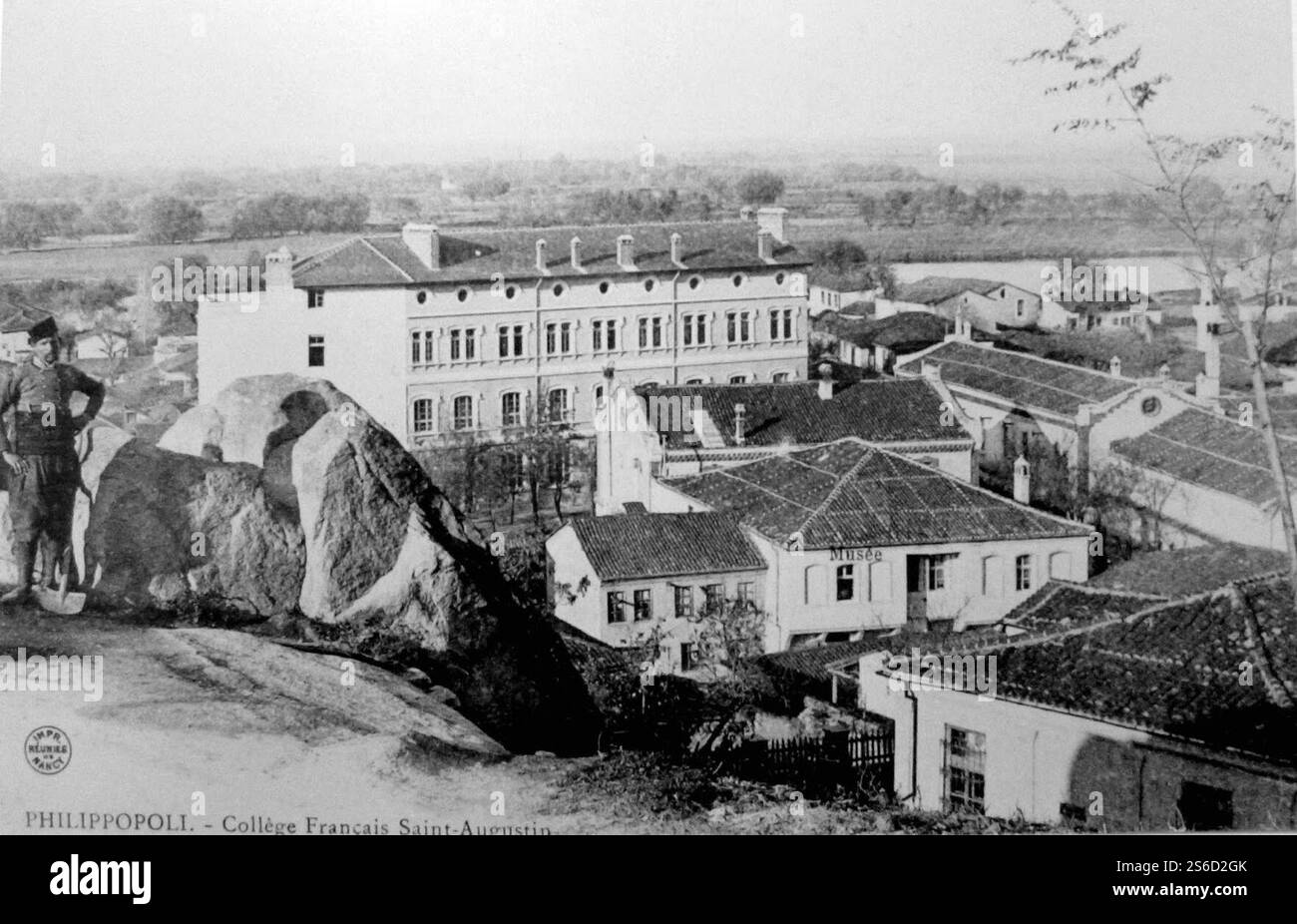 French Mens College e Museo Pedagogico di Plovdiv. Foto Stock