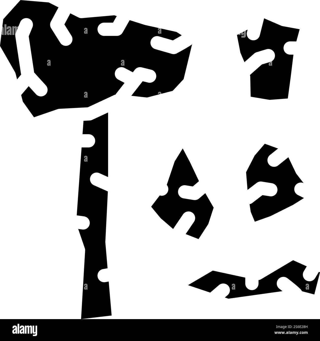 il museo delle cose dell'età della pietra mostra un vettore di icone glifi. insegna mostra museo oggetti dell'età della pietra. illustrazione nera del simbolo del contorno isolato. il museo delle cose dell'età della pietra mostra un'illustrazione vettoriale con icone di glifo Illustrazione Vettoriale