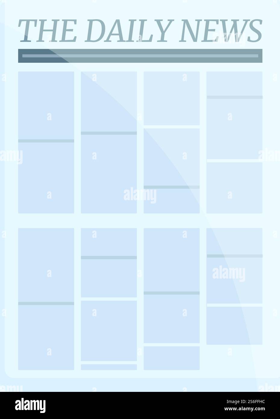 Icona del quotidiano in bundle. Cartoni animati dell'icona vettoriale di un pacchetto di giornali per il web design isolato su sfondo bianco. Icona del quotidiano, stile cartone animato Illustrazione Vettoriale