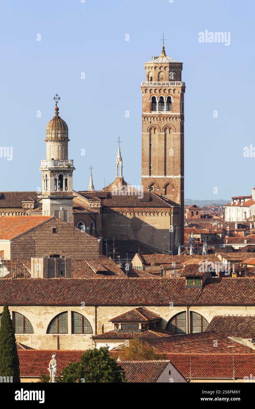 Immagine di una torre a Venezia Foto Stock