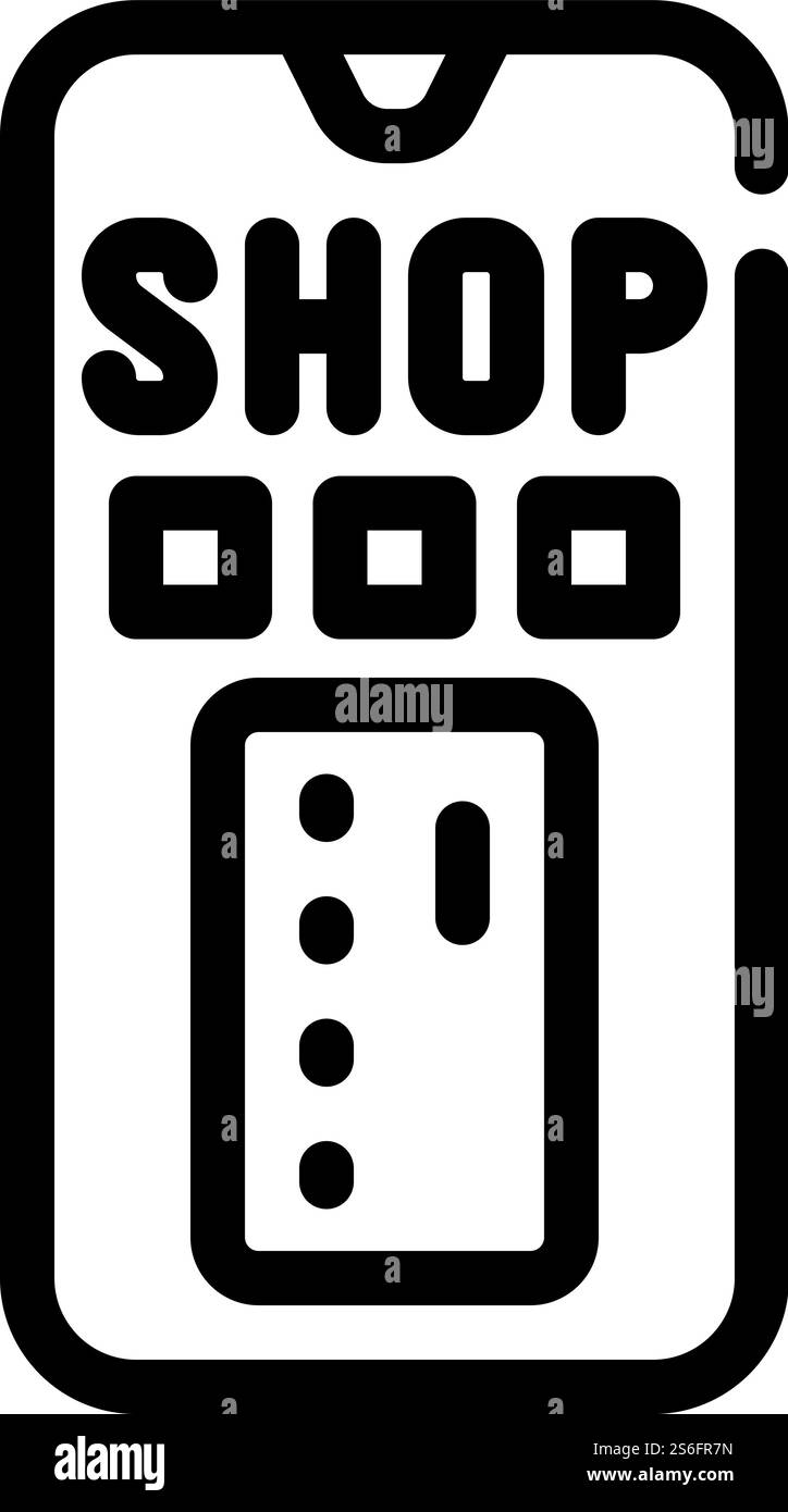 pagamento tramite l'icona vettoriale della linea telefonica. pagamento tramite segnale telefonico. illustrazione nera del simbolo del contorno isolato. illustrazione vettoriale dell'icona del pagamento tramite linea telefonica Illustrazione Vettoriale