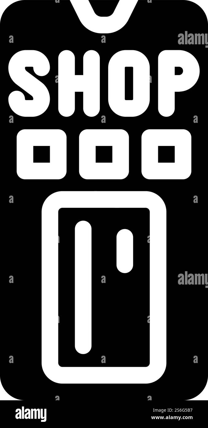 pagamento tramite icona del glifo telefonico. pagamento tramite segnale telefonico. illustrazione nera del simbolo del contorno isolato. illustrazione vettoriale dell'icona del glifo del telefono Illustrazione Vettoriale