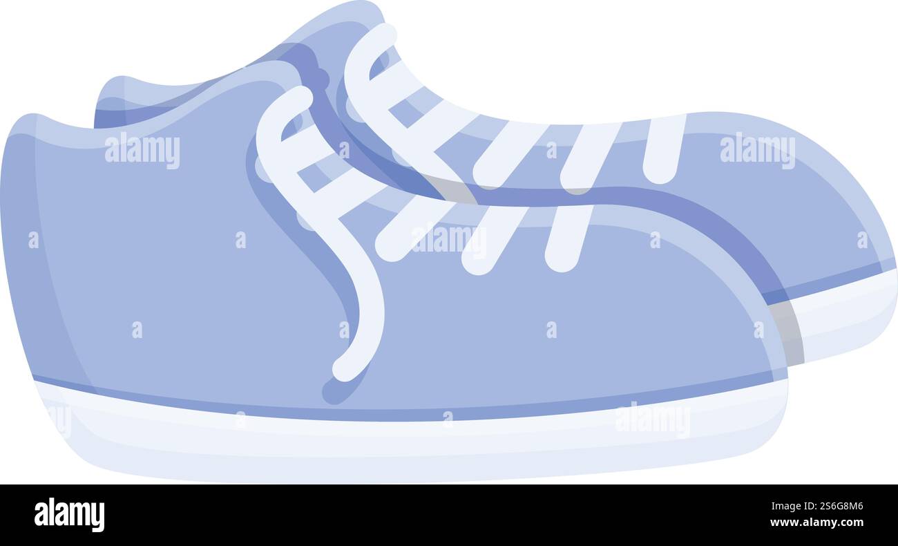Icona donazione scarpe. Cartoon of Shoes icona vettoriale di donazione di scarpe per il web design isolato su sfondo bianco. Icona della donazione di scarpe, stile cartoni animati Illustrazione Vettoriale